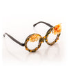 Fashion Party Glasses with Flowers and Diamonds